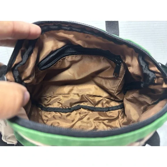 KAVU Keeper Crossbody Bag Tree Print Canvas Outdoor Hiking Travel Purse - Picture 7 of 9